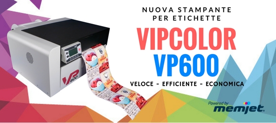 Nuova stampante VIPColor VP600
