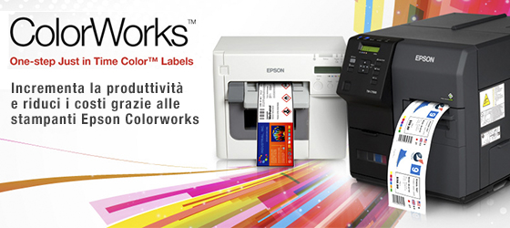 Stampanti per etichette Epson Colorworks