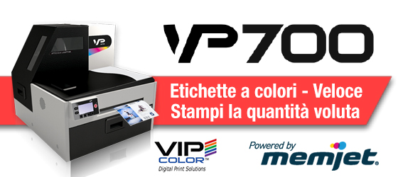 Stampante etichette a colori VP700